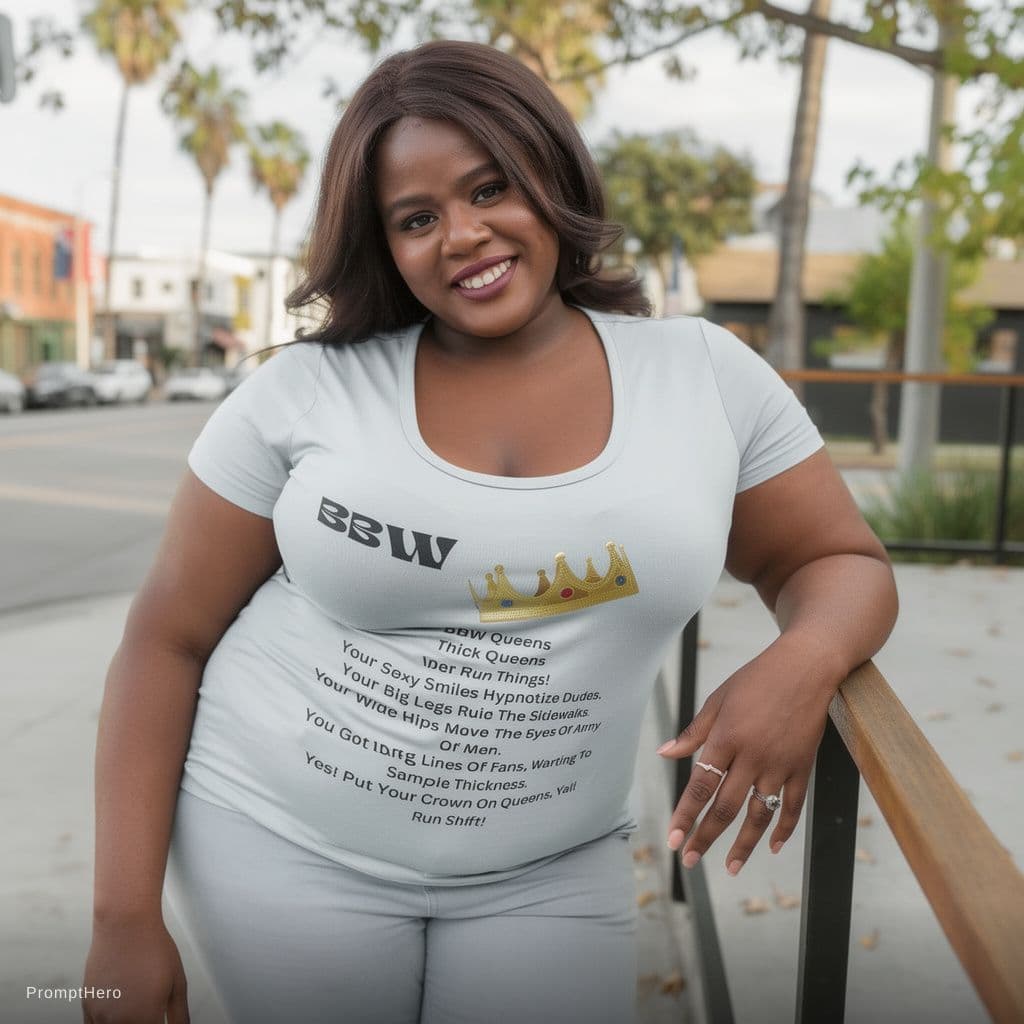 AI generated: This woman must be leaning