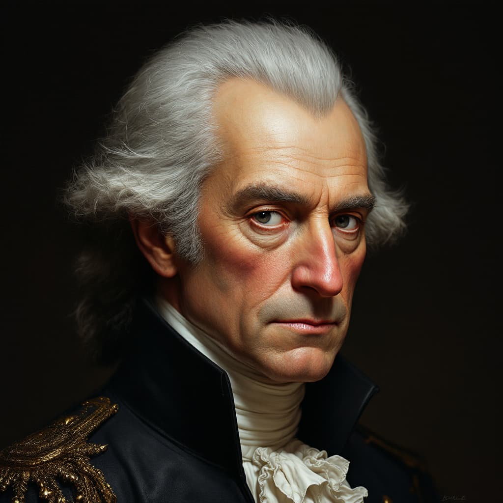 AI generated: Ultra realistic portrait of Robespierre