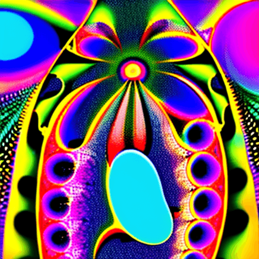 AI generated: psychedelic cosmic egg