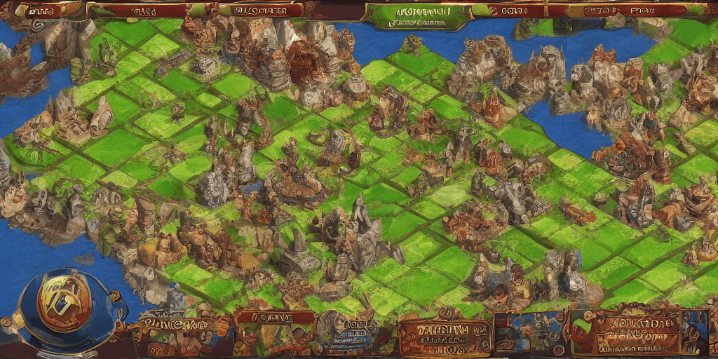 AI generated: hero of aethric game
