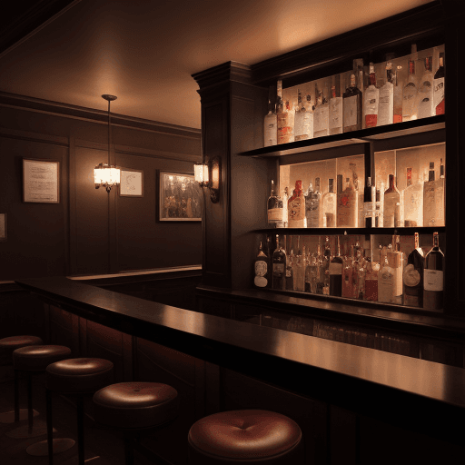 AI generated: edwin kras secret bar