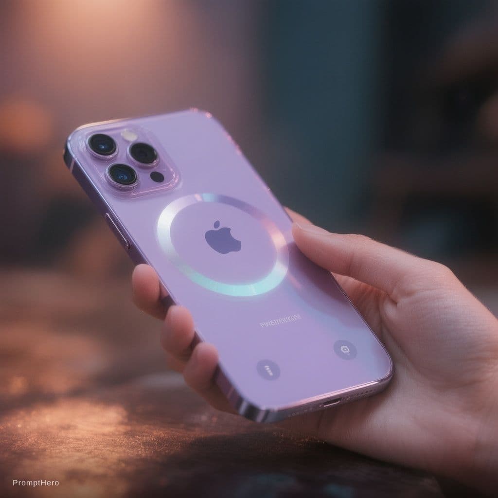 AI generated: JE VEUX UN IPHONE QUI CHAUFFE DANS LA MAIN D'UNE FILLE ARRETT