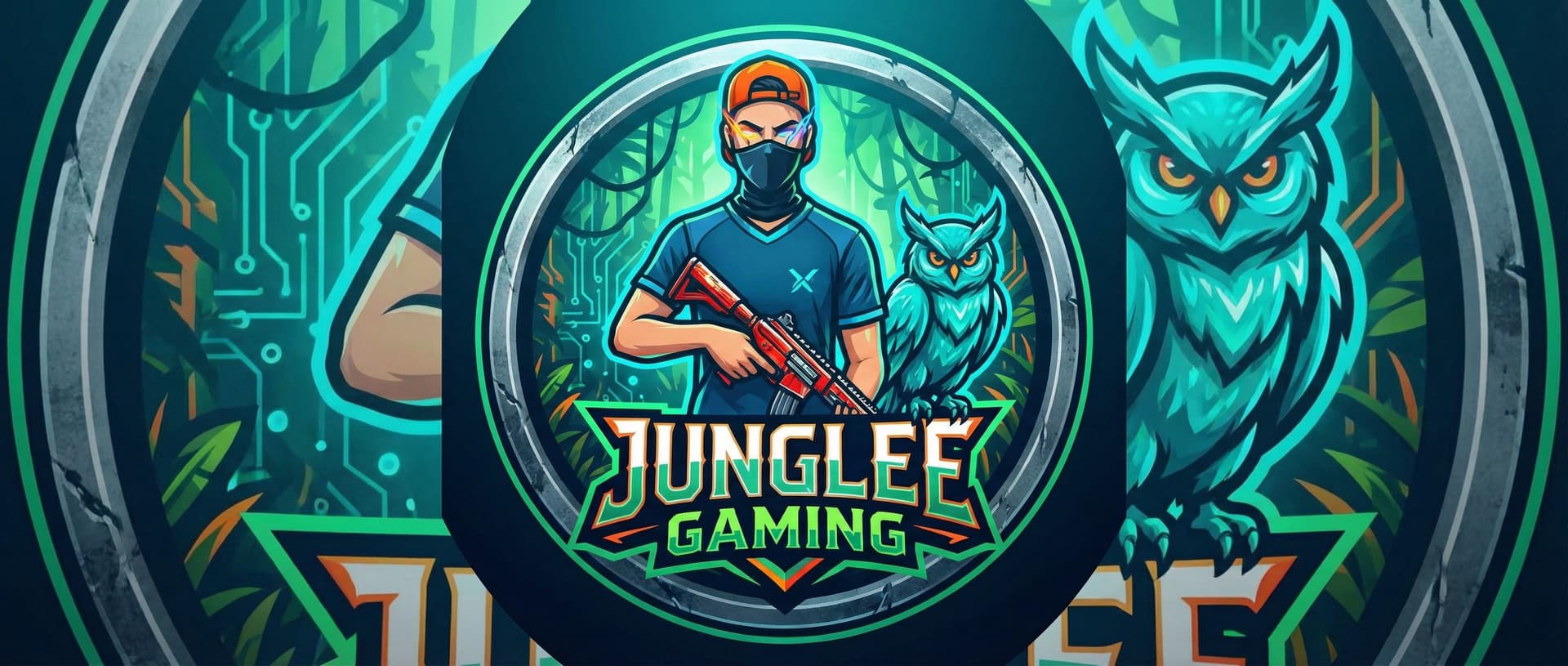 AI generated: Gaming logo name Junglee Gaming