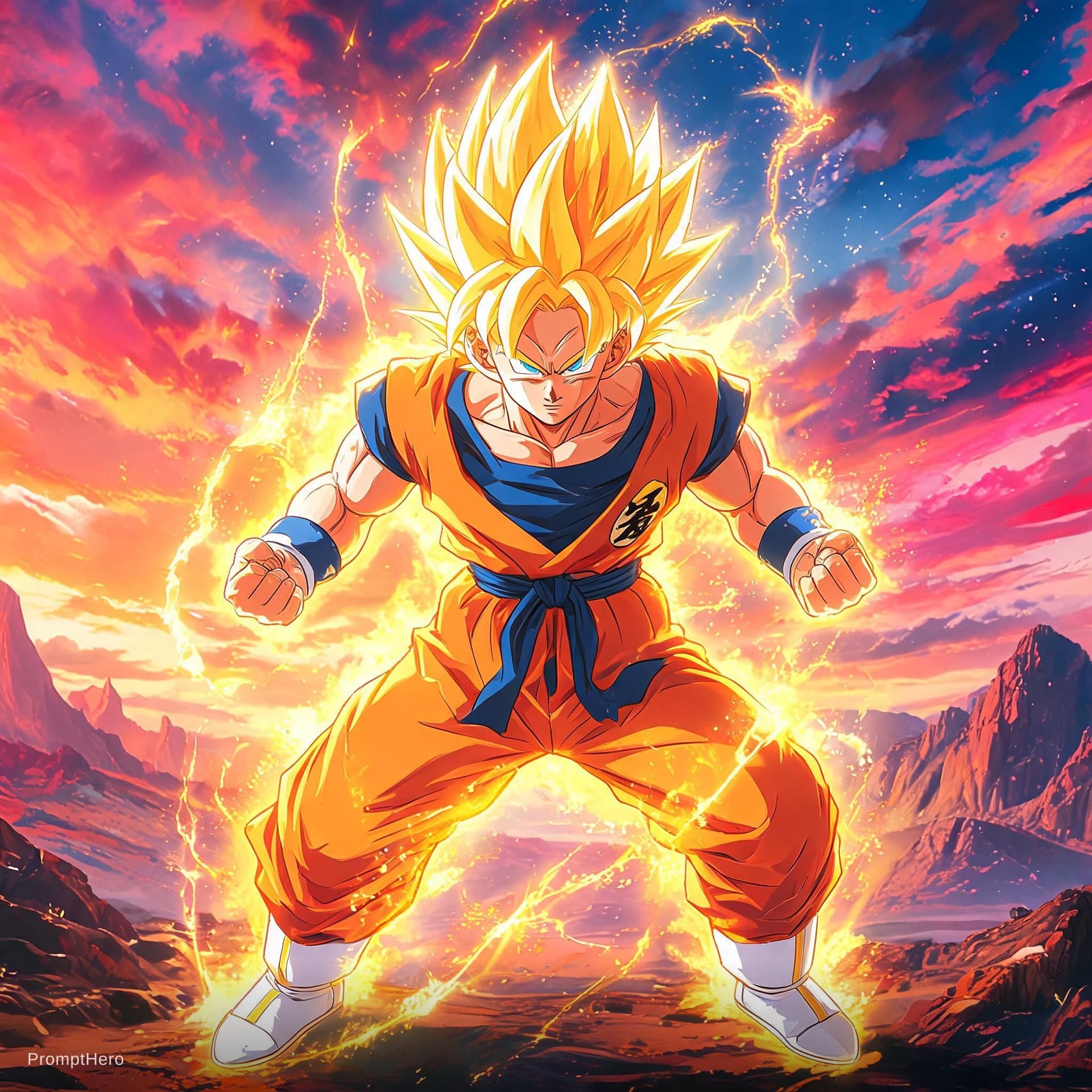 AI generated: @Son_goku wallpaper 