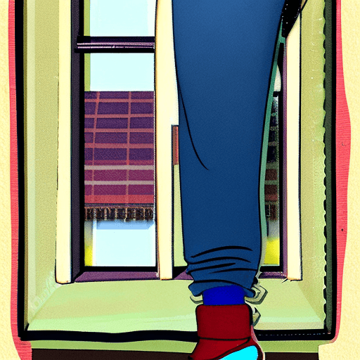 AI generated: 1 boy, beautiful Latin boy, Pensive looking into a corner , (wearing a long, puffy sweatshirt, jeans...