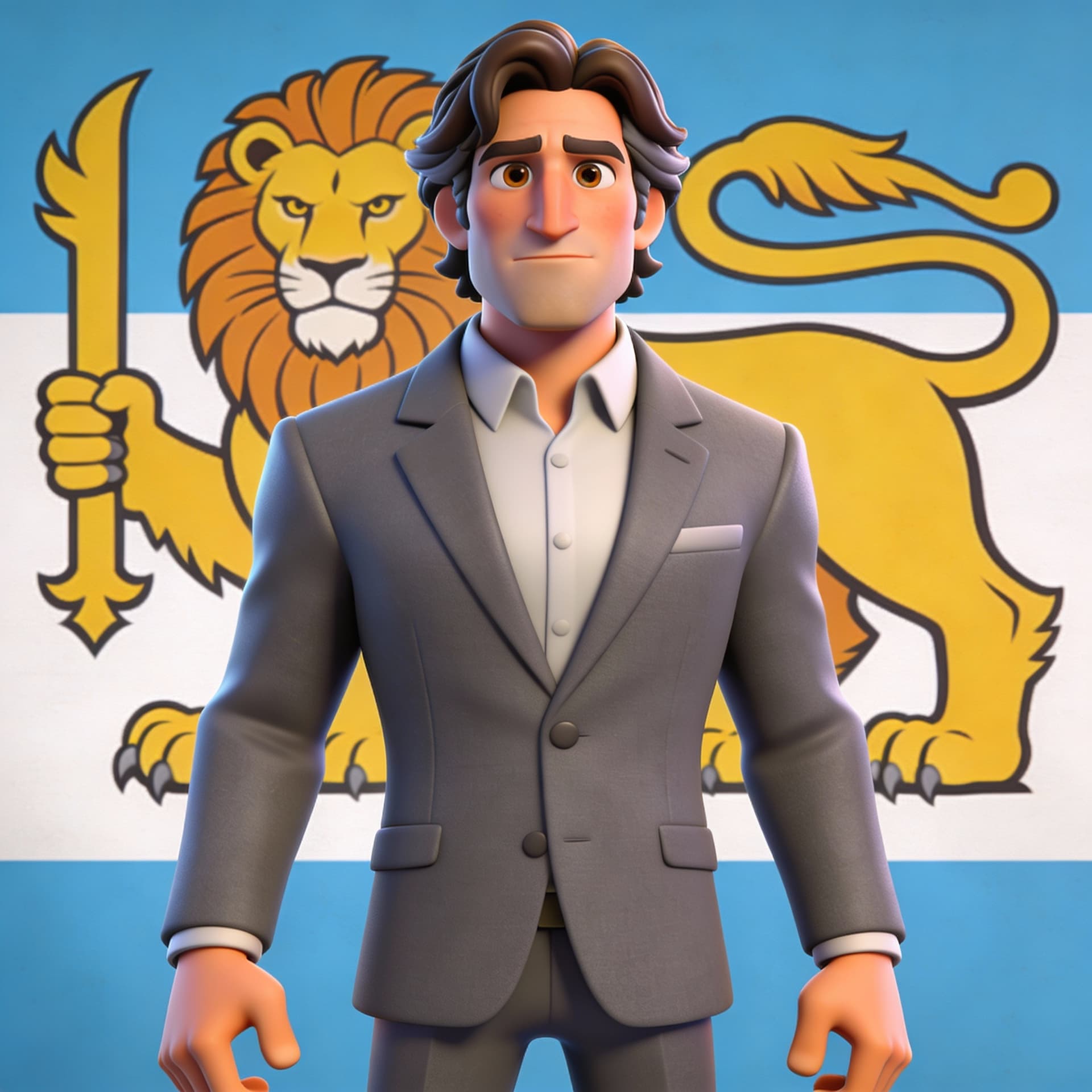 AI generated: /imagine https://pbs.twimg.com/media/F3g-ZRzWEAA6zzq.png A cartoon character in the style of Fortnit...