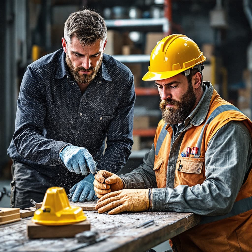 AI generated: workplace safety 
