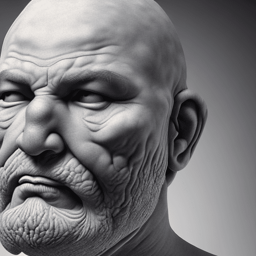 AI generated: realisitc photo of face of KErben
