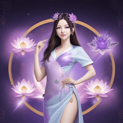 AI generated: As the main visual image of the medical beauty press conference, there is a sparkling lotus standing...