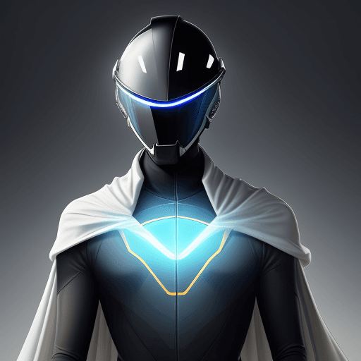 AI generated: You wear a sleek, high-tech suit, a fusion of modern engineering and futuristic style, symbolizing y...