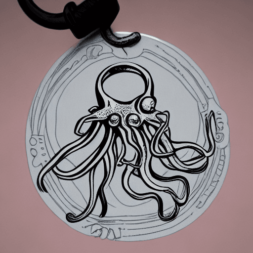AI generated: Octopus with a padlock between the tentacles human version

