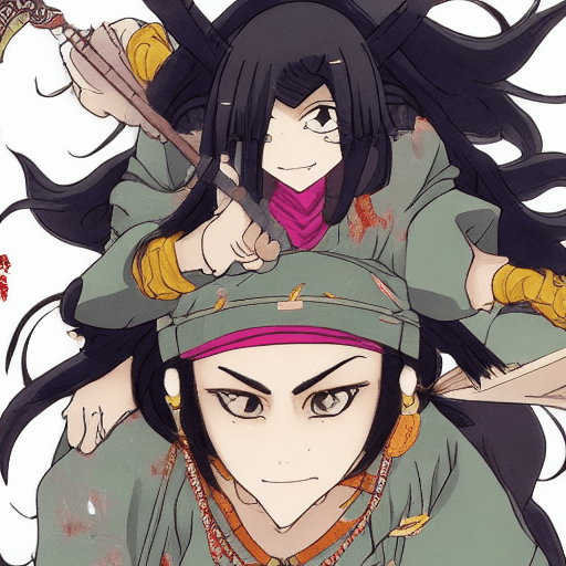AI generated: kanroji mitsuri in demon slayer

