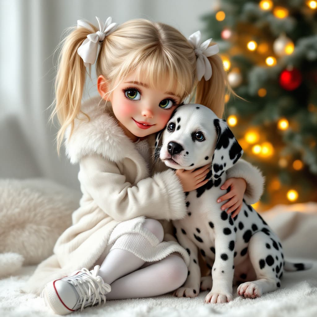 AI generated: Create a hyperrealistic cartoon made with oil and acrylic with glossy shine, depicting a European bl...