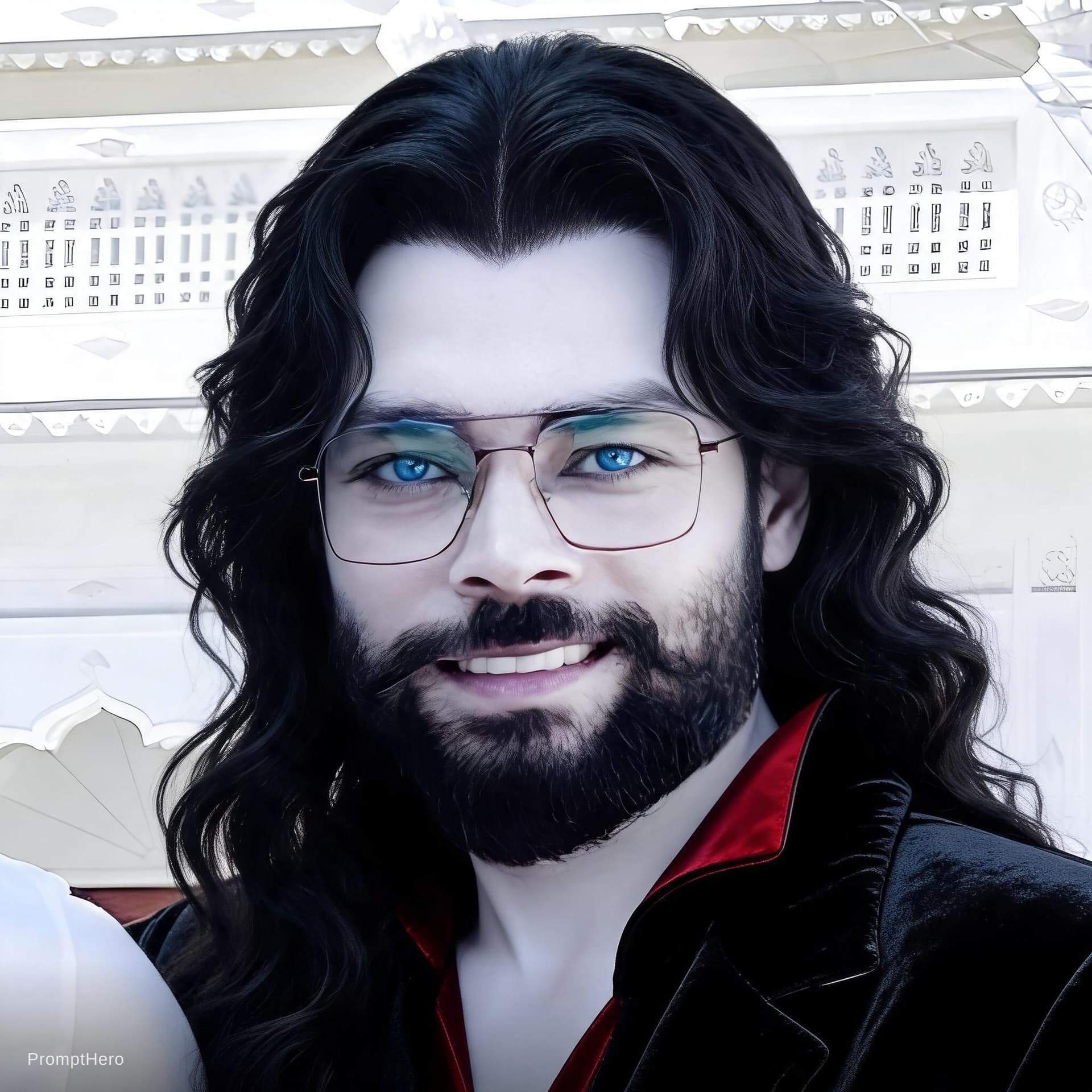 AI generated: Jean-Claude, the iconic vampire character from Laurell K. Hamilton's Anita Blake series, is describe...