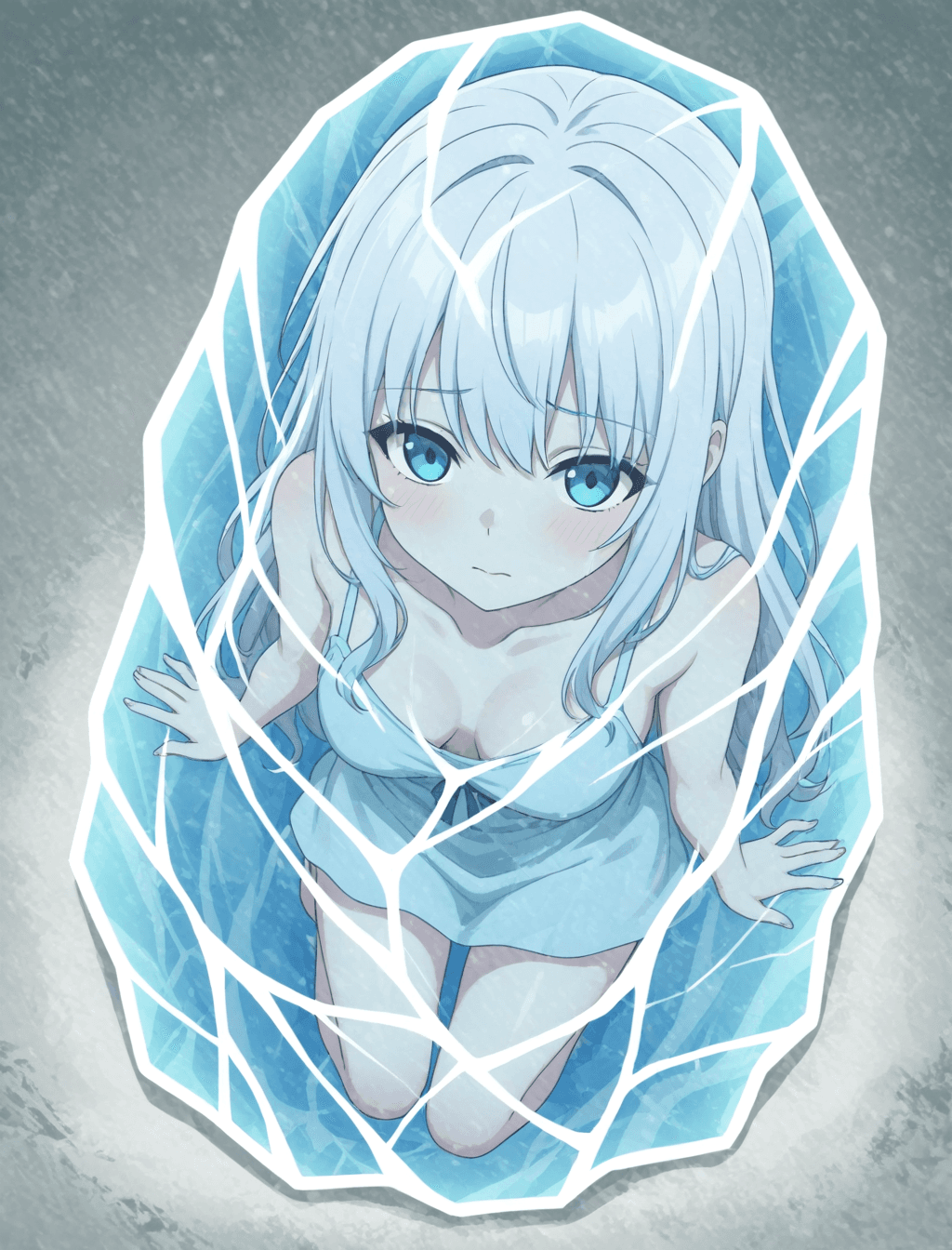 Ice Prison/trapped in ice 氷漬け