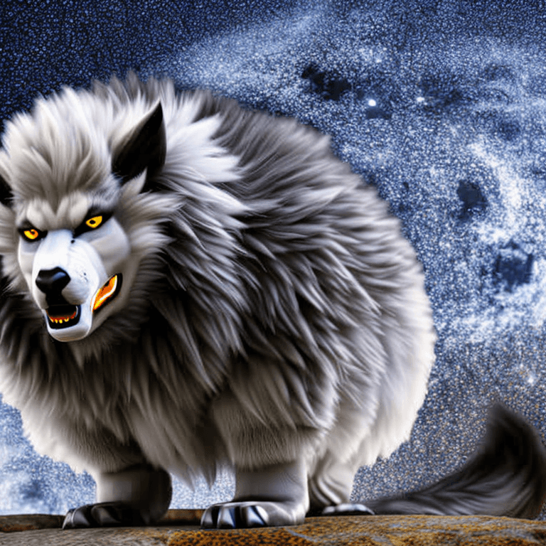 AI generated: Nsfw, A furry character werewolf, Chubby but strong, his penis is big and thick and its like canine ...