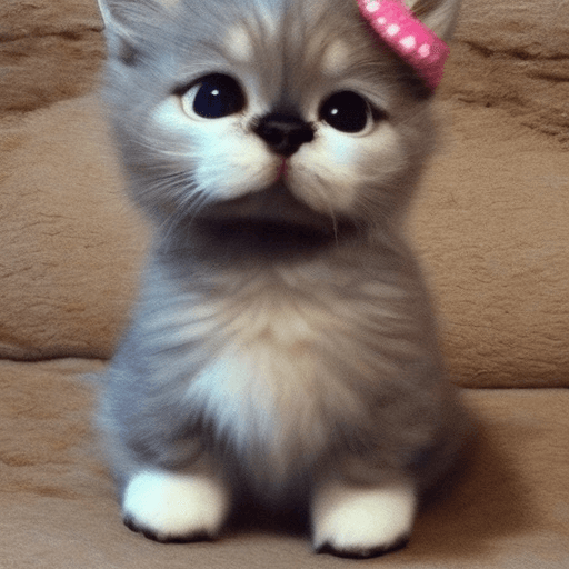 AI generated: cute little
