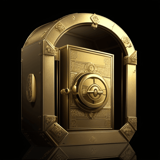 AI generated: Image:
The avatar shows a stylised safe or vault, resembling a bunker, with a large gold lock and ma...