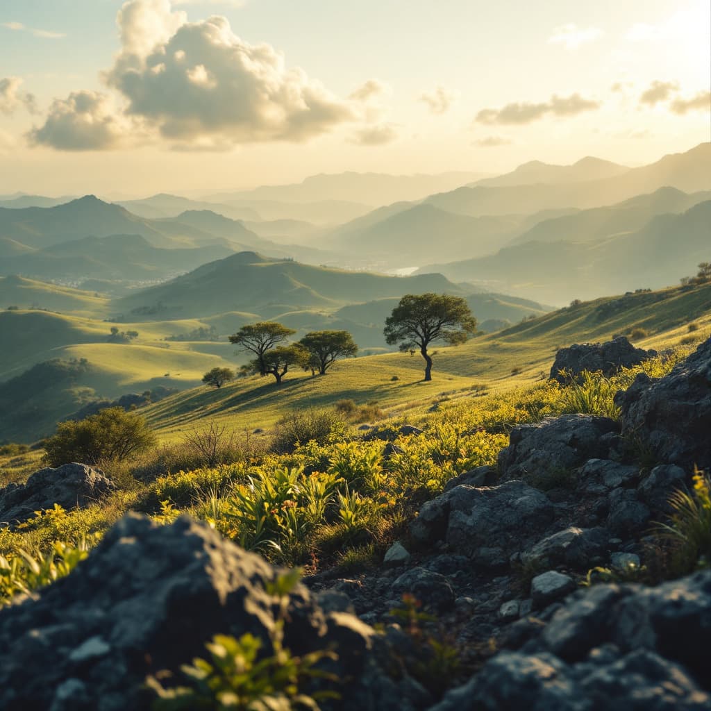 AI generated: todo en medio de una pradera, hiperrealista