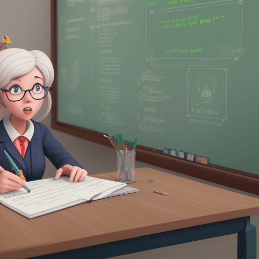 AI generated: Visuals of interactive lessons with animated characters teaching financial literacy, time management...