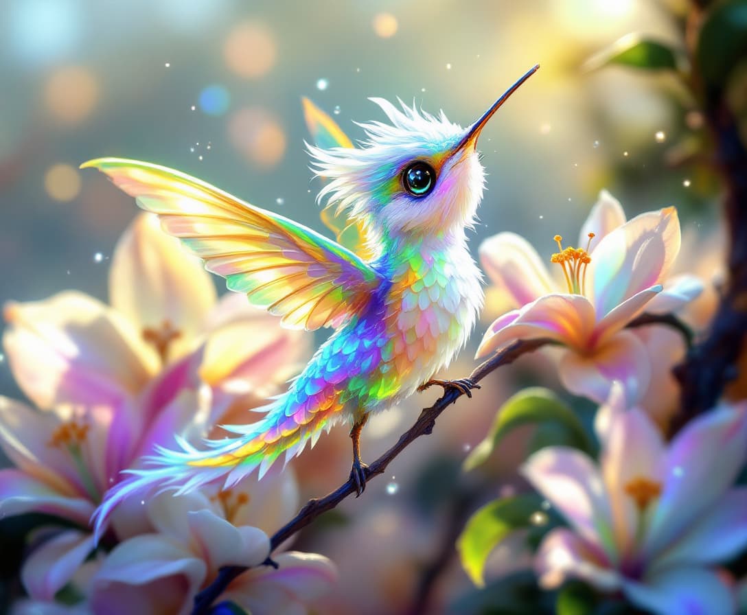 AI generated: Full-length, holographic foil quill art, comic cartoon style 3D, ultra-textured, zach-effect shading...