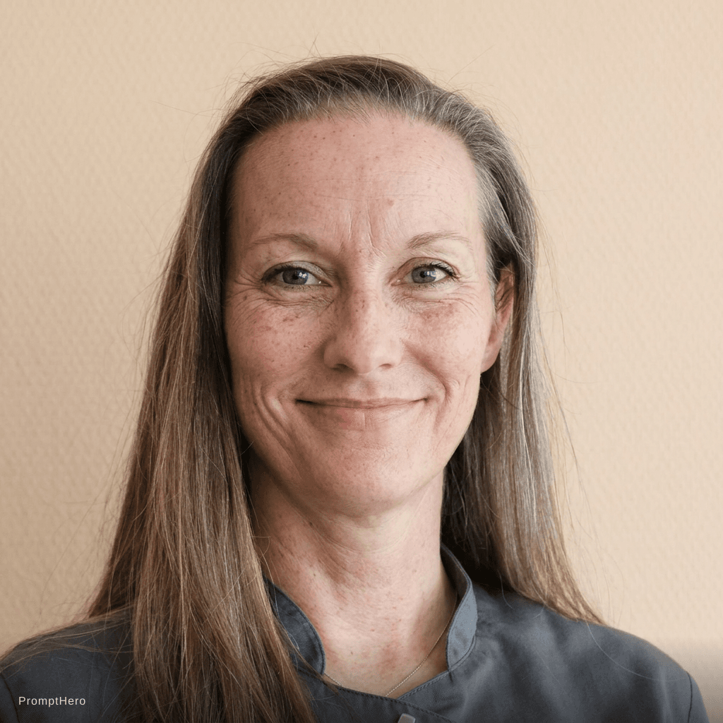 AI generated: middle aged, around 50 years old