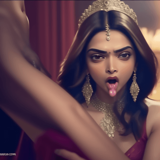 AI generated: Deepika Padukone sucking dick
