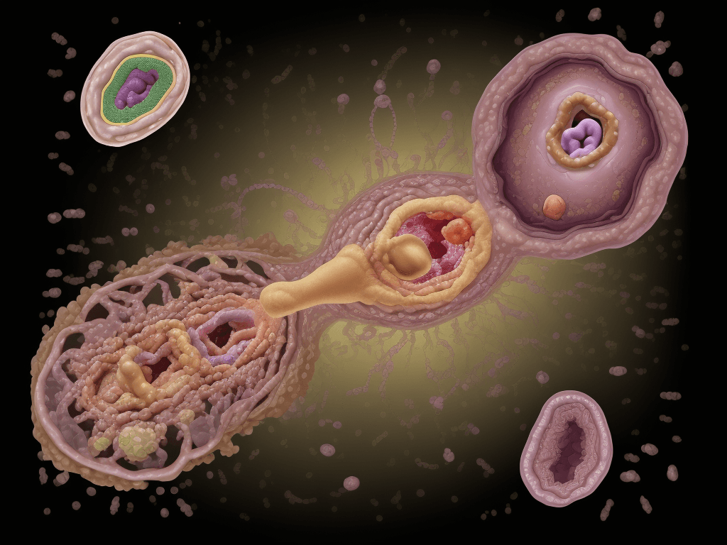 AI generated: cell, organ, mitochondria
bacteria
tissue
nucleus
cytoplasm
ribosome