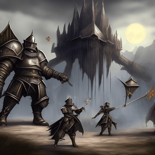 AI generated: High resolution steam knights dark fantasy