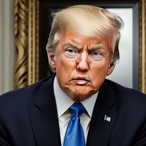 AI generated: President Trump argue with Economy Manager of FED