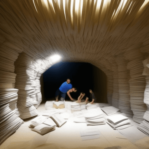 AI generated: Em "Fogo Frágil", os jogadores assumem o papel de fósforos em uma gruta escura e úmida. Esses fósfor...