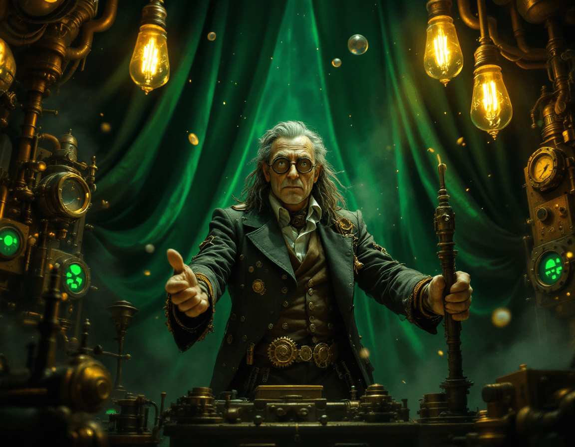 AI generated: An ultra high definition, hyper-detailed digital painting of a reimagined scene from The Wizard of O...