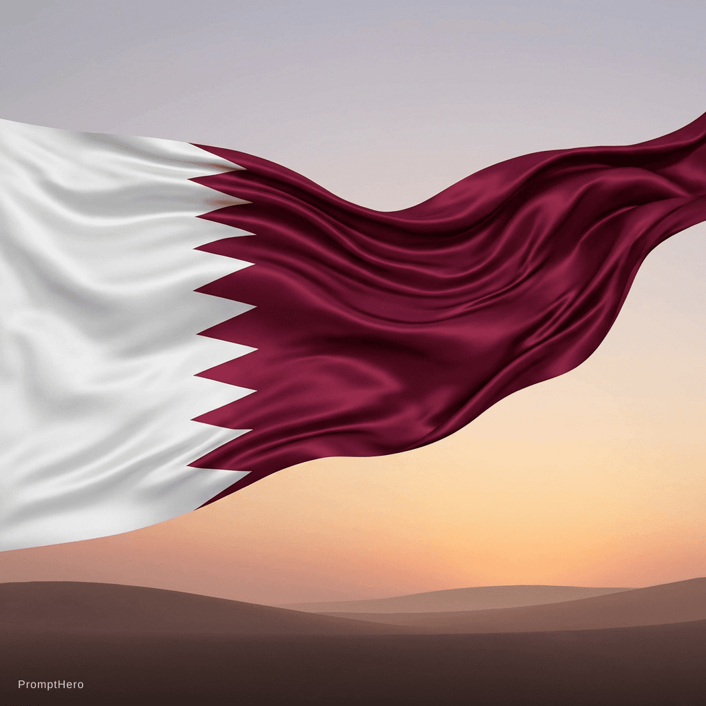 AI generated: qatar flag
