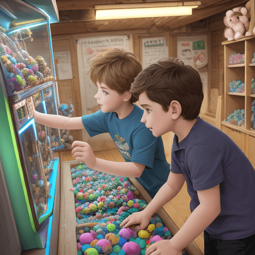 AI generated: https://i.pinimg.com/564x/e1/f9/20/e1f920eb7403c37c5d698fa8fcfded49.jpg ,a boy and a girl are playin...