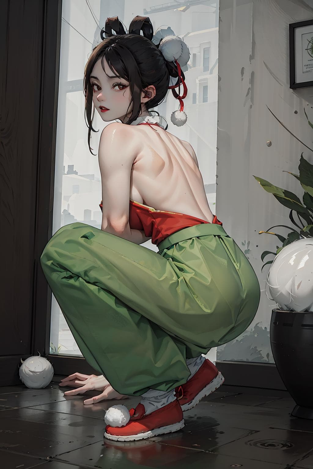 AI generated: masterpiece, highres,beautiful face,(masterpiece, top quality, best quality, official art, beautiful...