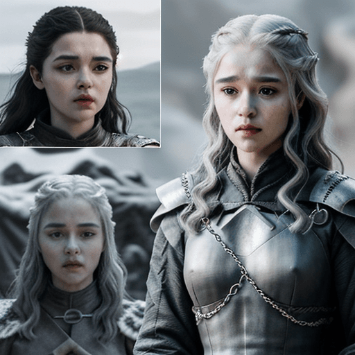 AI generated: Cadeira de Ferro da série Game Of Thrones, representadas por Símbolos da Inteligência Artificial