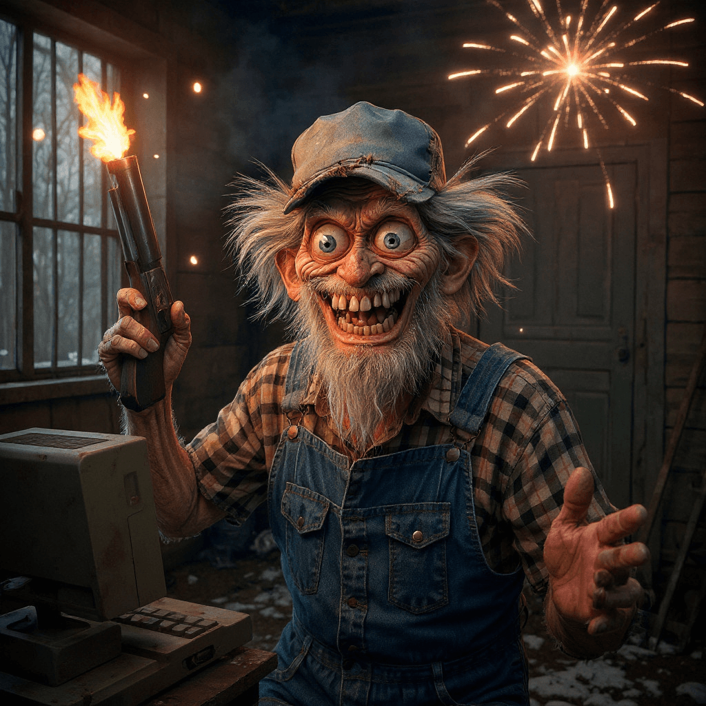 AI generated: a sarcastic Highly stylized, group 64k Ultra High resolution photography featuring a A grey-stained,...