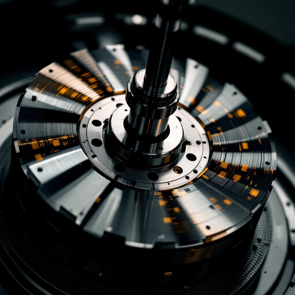 AI generated: spindle rotating