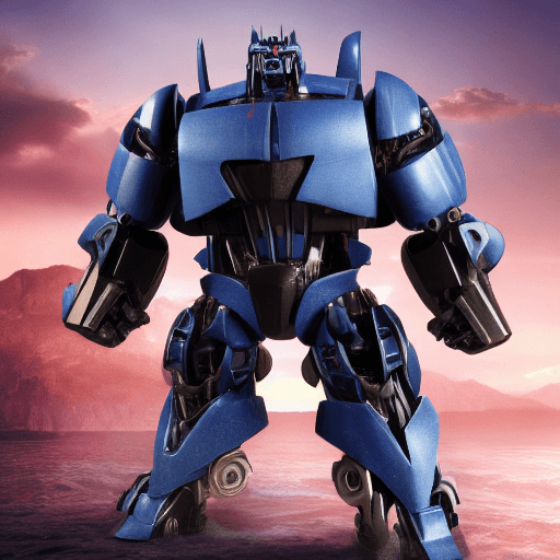 AI generated: optimus primal, transformers, 8k