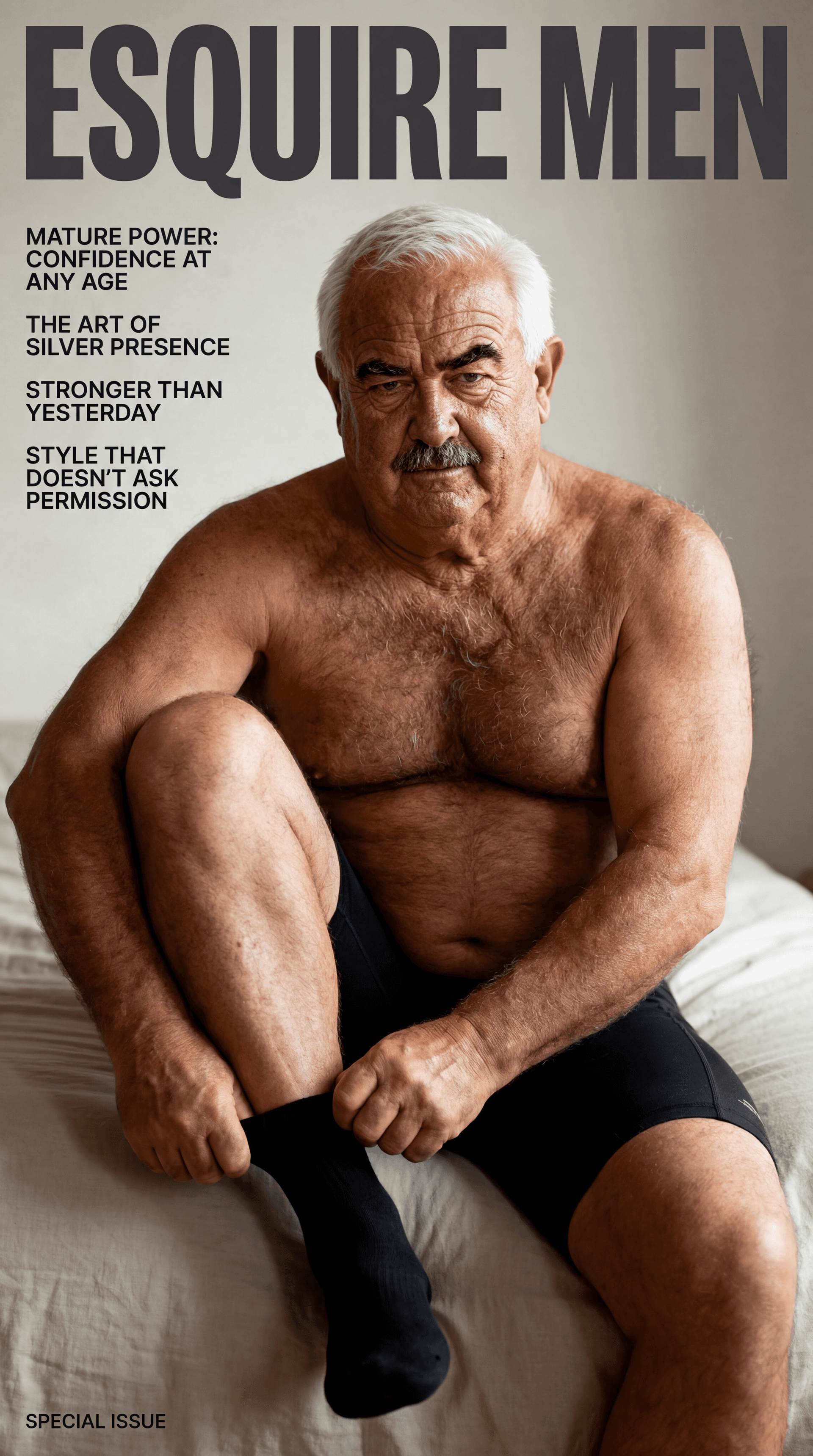 AI generated: FASHION MAGAZINE COVER. NOT CGI. NOT LIFESTYLE.
Ultra-realistic high-end editorial photography with ...