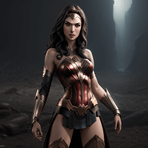 AI generated: Gal Gadot dressed as Eve, hd, 4k



