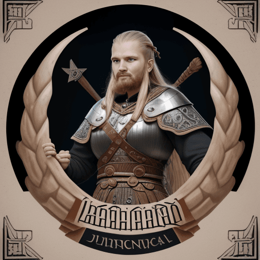 AI generated: Diseña un logotipo para la marca personal "Jancaro" con una temática vikinga. La marca pertenece a u...