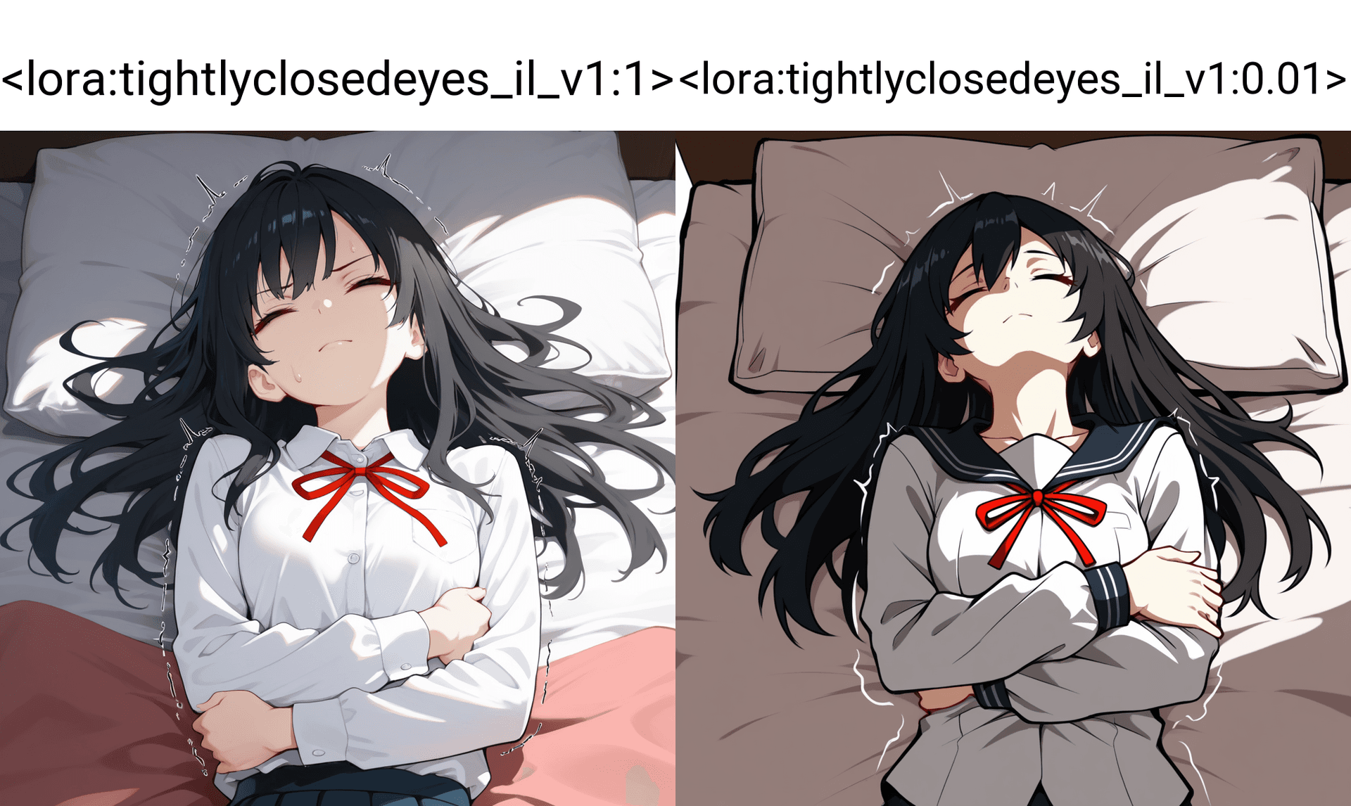 Tightly Closed Eyes / 目をぎゅっとつむる