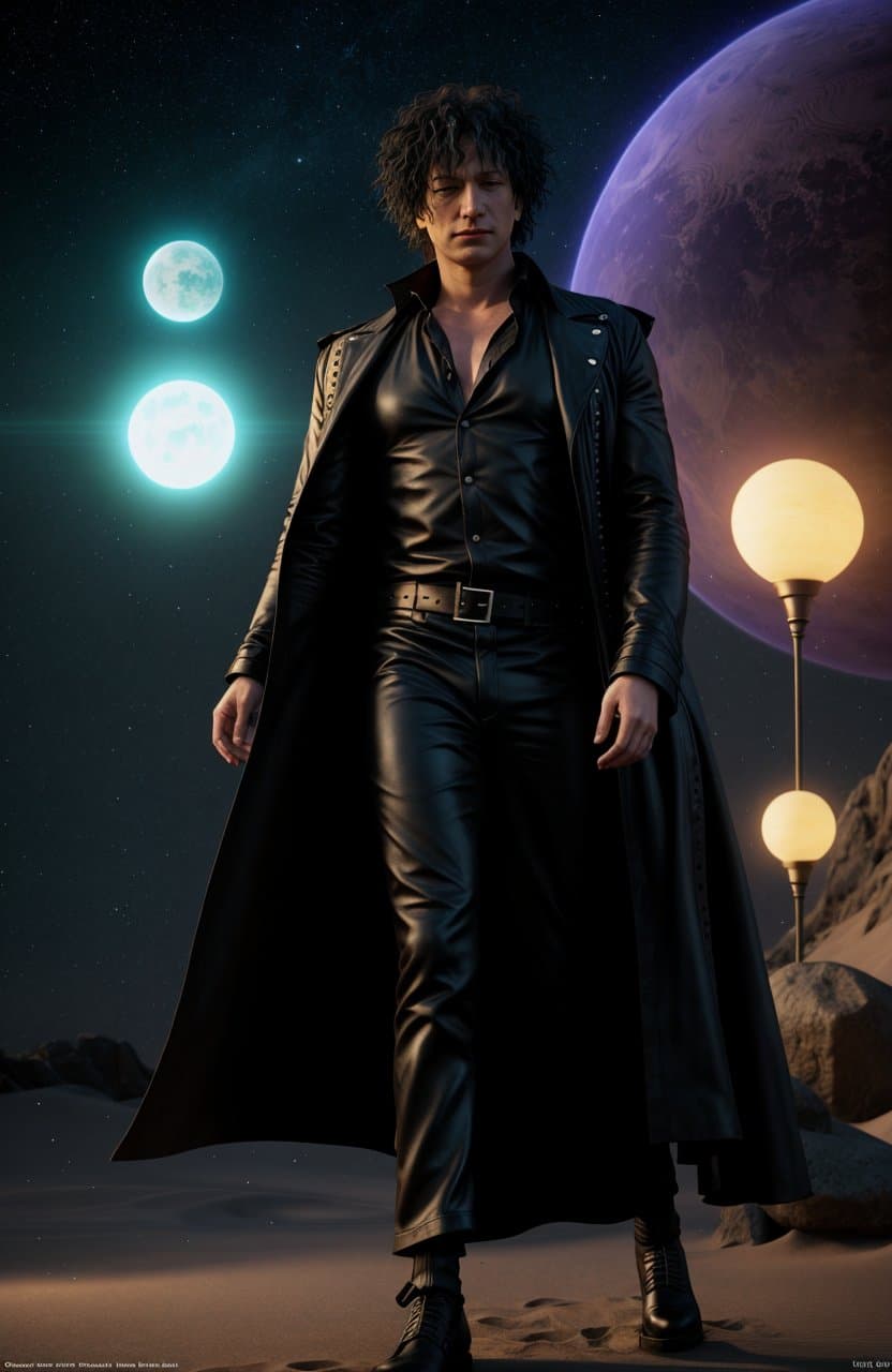 AI generated: sandman, dream, Morpheus, neil gaiman's the sandman, the dreaming, j h williams, hyper realistic, 4k...