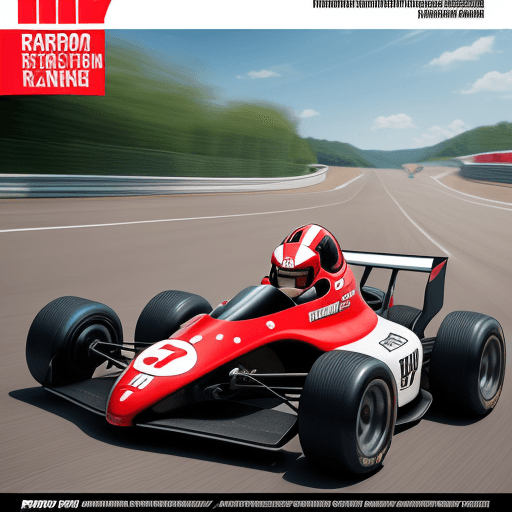 AI generated: Racing Magazine cover photo of a high-performance Mario Kart race car with Mario driving, in the sty...