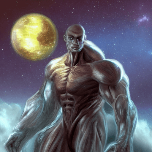 AI generated: a realistic science fiction romance book cover | large muscular alien | beautiful woman | realistic ...