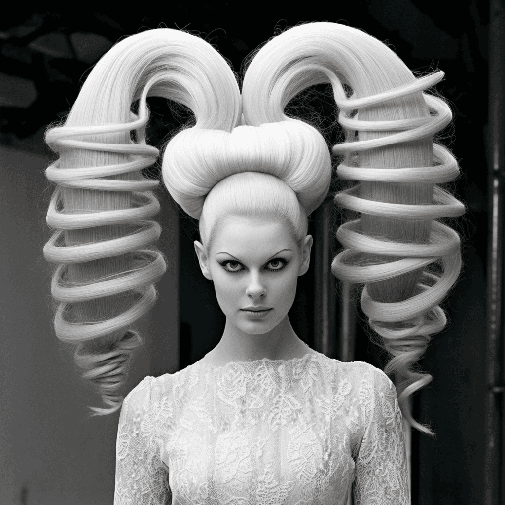 AI generated: future fashion, hair styles