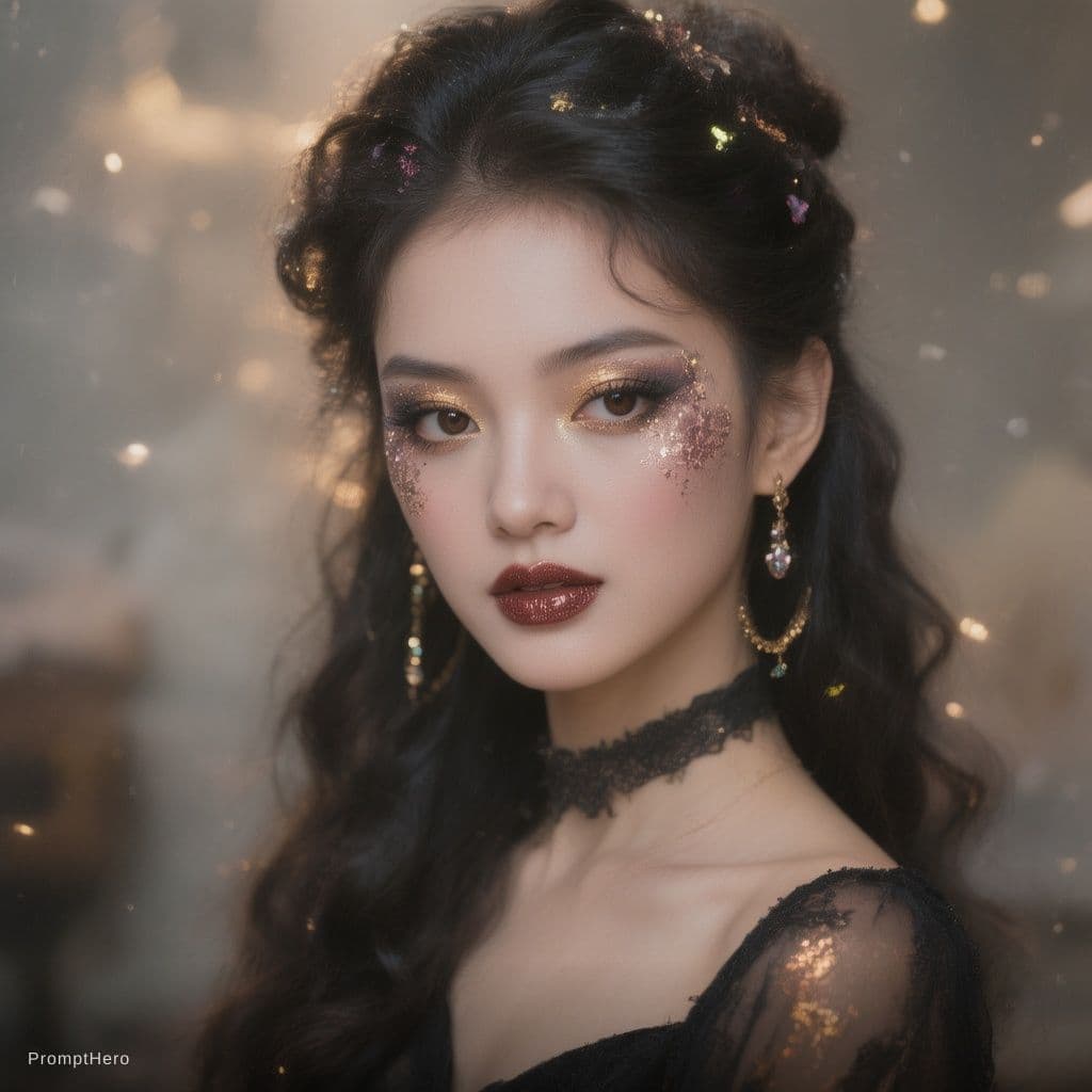 AI generated: Trending make up