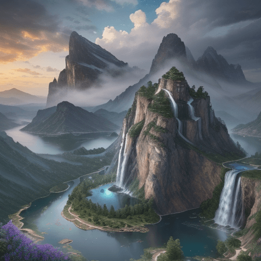 AI generated: Where immortals live, masterpiece, best quality, high quality, extremely detailed CG unity 8k wallpa...