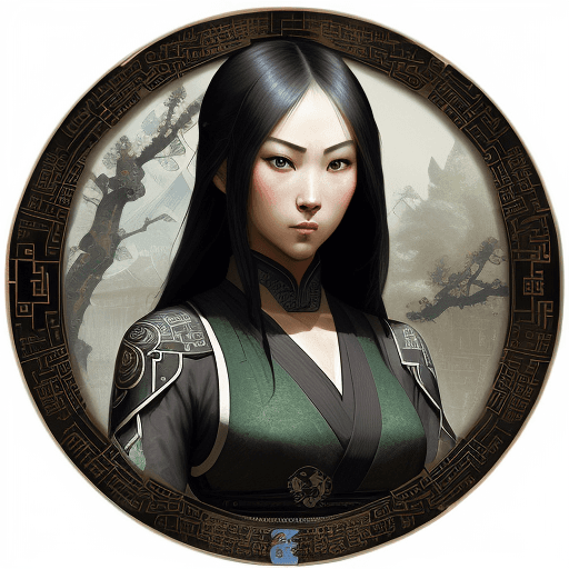 AI generated: assassin doppelganger 2 1 pc xbox 360, in the style of influenced by ancient chinese art, alfred aug...